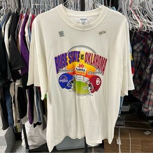 Boise State Oklahoma Fiesta Bowl 2007 Deadstock T Shirt Sz 2XL